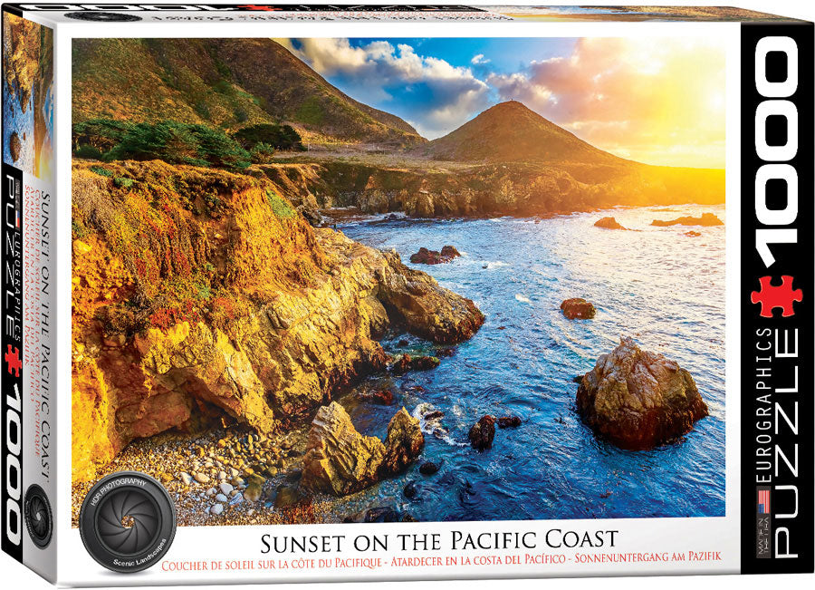 Puzzle: HDR Photography - Sunset on the Pacific Coast (ONLINE ORDER ONLY)