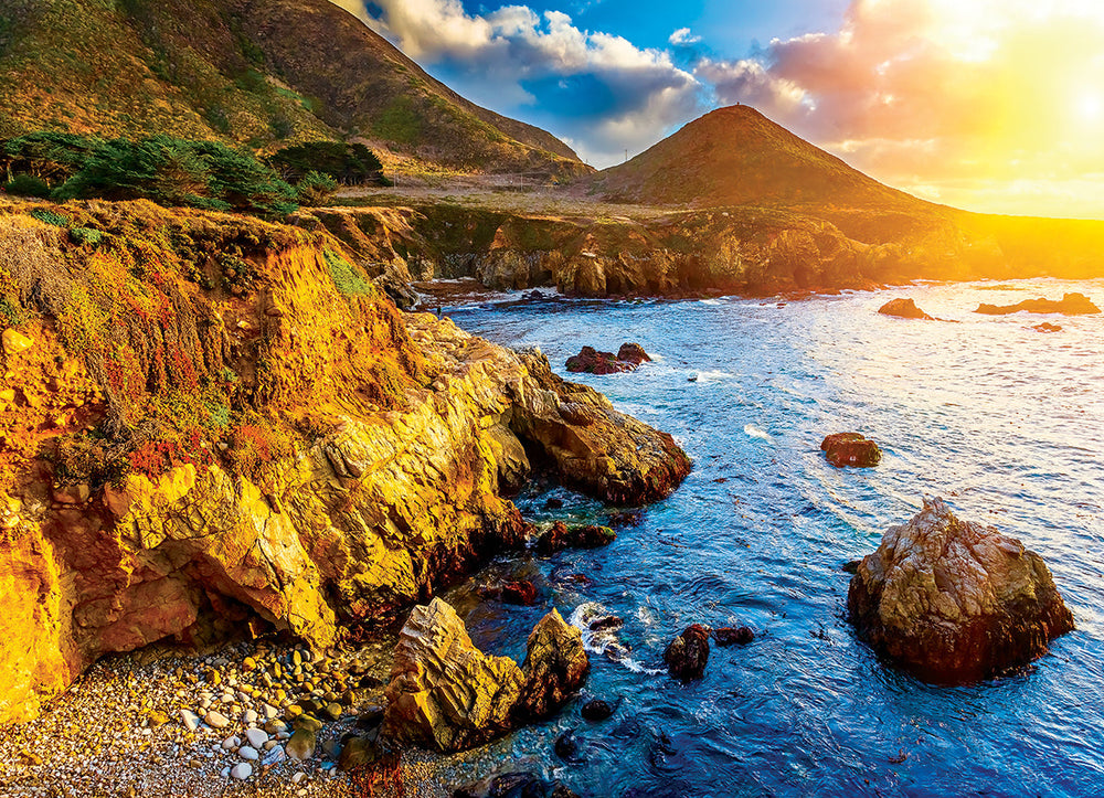 Puzzle: HDR Photography - Sunset on the Pacific Coast (ONLINE ORDER ONLY)