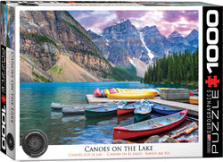 Puzzle: HDR Photography - Canoes on the Lake (ONLINE ORDER ONLY)