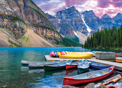 Puzzle: HDR Photography - Canoes on the Lake (ONLINE ORDER ONLY)