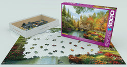 Puzzle: Artist Series - Autumn Church by Dominic Davison (ONLINE ORDER ONLY)