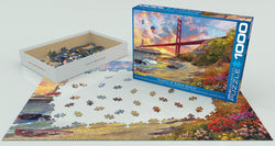 Puzzle: Artist Series - Sunset at Baker Beach by Dominic Davison (ONLINE ORDER ONLY)