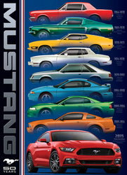 Puzzle: Automotive Evolution Charts - Ford Mustang 50 Years (ONLINE ORDER ONLY)