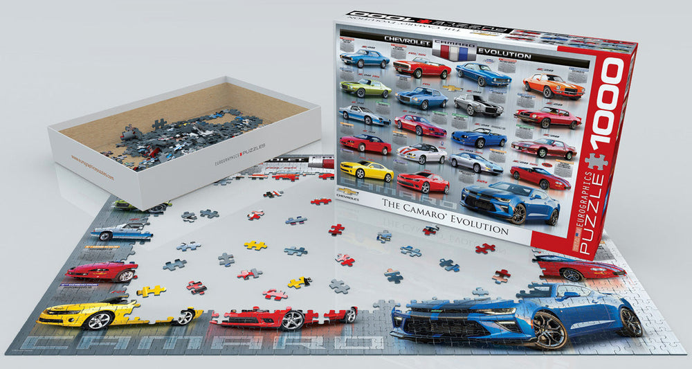 Puzzle: Automotive Evolution Charts - Chevrolet The Camaro Evolution (ONLINE ORDER ONLY)