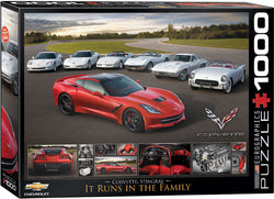 Puzzle: American Car Classics - 2014 Corvette Stingray It Runs in the Family (ONLINE ORDER ONLY)