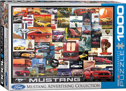Puzzle: Vintage Car Art - Ford Mustang Advertising Collection (ONLINE ORDER ONLY)