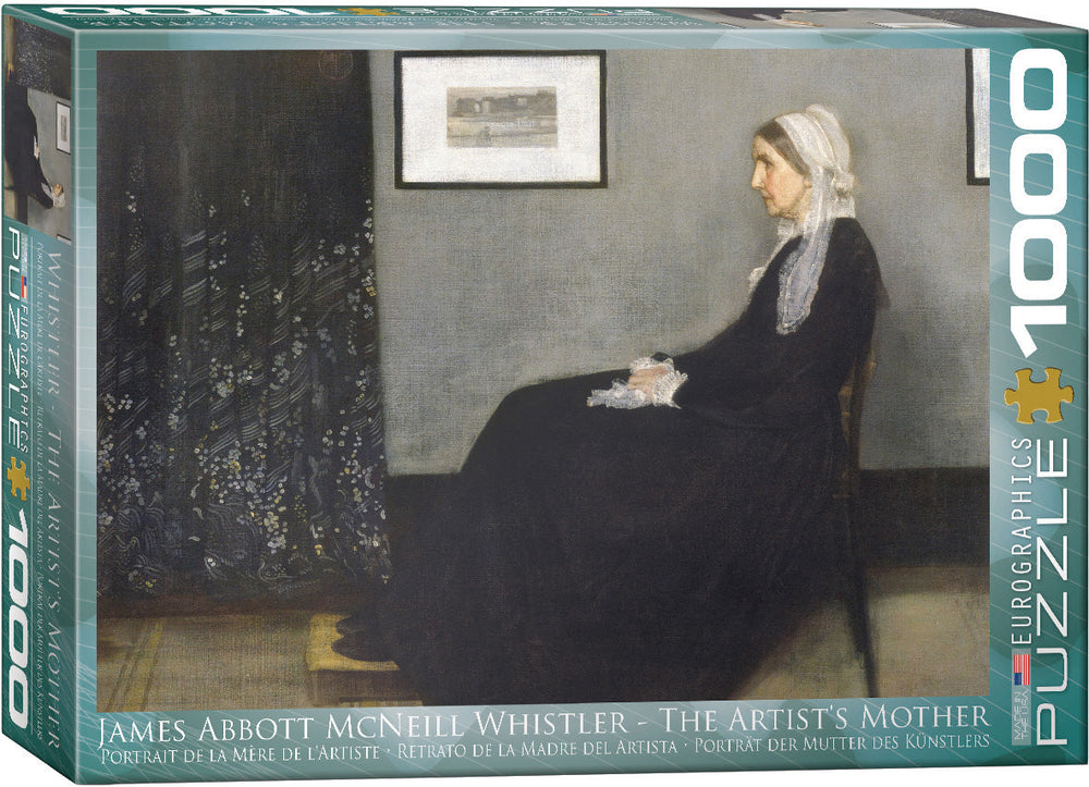 Puzzle: Fine Art Masterpieces - The Artist's Mother by James Abbott McNeil Whistler (ONLINE ORDER ONLY)