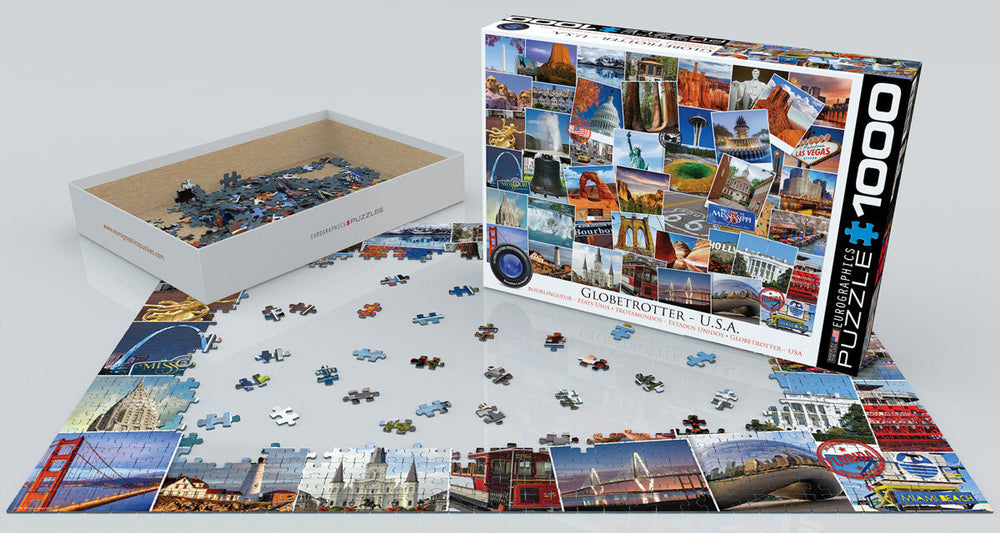 Puzzle: The Globetrotter Collection - Globetrotter USA (ONLINE ORDER ONLY)