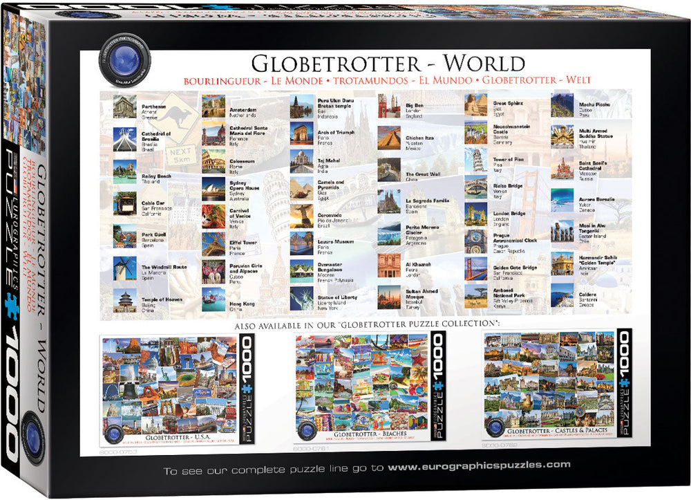 Puzzle: The Globetrotter Collection - Globetrotter World (ONLINE ORDER ONLY)