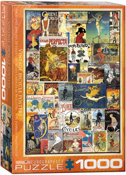 Puzzle: Vintage Art Collages - Vintage Bicycle Posters (ONLINE ORDER ONLY)