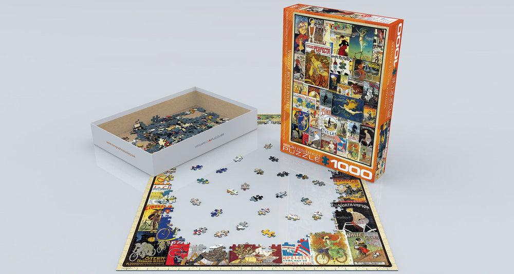 Puzzle: Vintage Art Collages - Vintage Bicycle Posters (ONLINE ORDER ONLY)