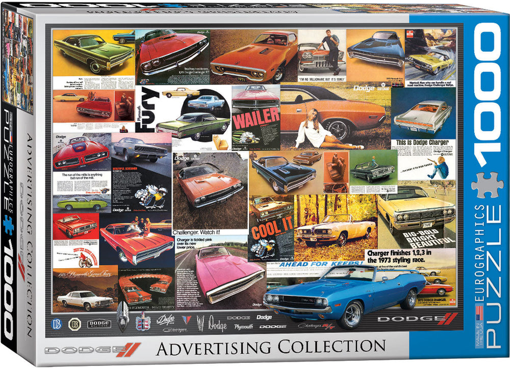 Puzzle: Vintage Car Art - Dodge Advertising Collection (ONLINE ORDER ONLY)