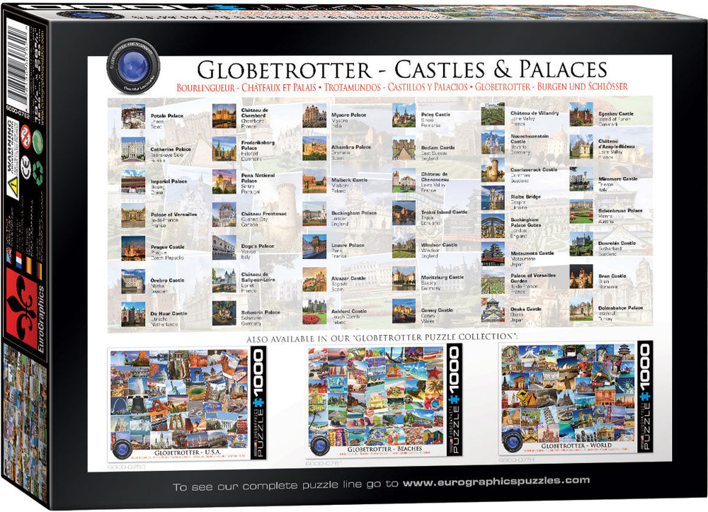 Puzzle: The Globetrotter Collection - Castles and Palaces Globetrotter (ONLINE ORDER ONLY)