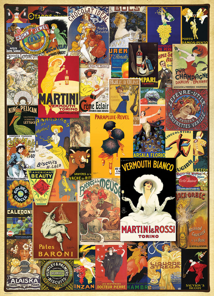 Puzzle: Vintage Art Collages - Vintage Posters (ONLINE ORDER ONLY)