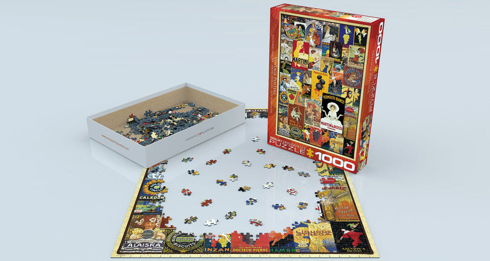 Puzzle: Vintage Art Collages - Vintage Posters (ONLINE ORDER ONLY)