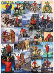 Puzzle: Canadian Vintage Art - RCMP Collage (ONLINE ORDER ONLY)