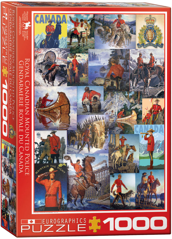 Puzzle: Canadian Vintage Art - RCMP Collage (ONLINE ORDER ONLY)