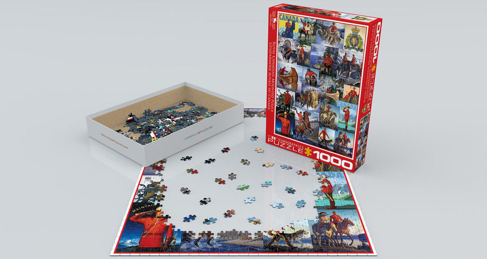 Puzzle: Canadian Vintage Art - RCMP Collage (ONLINE ORDER ONLY)