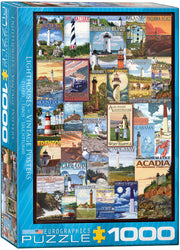 Puzzle: Vintage Art Collages - Lighthouses Vintage Posters (ONLINE ORDER ONLY)