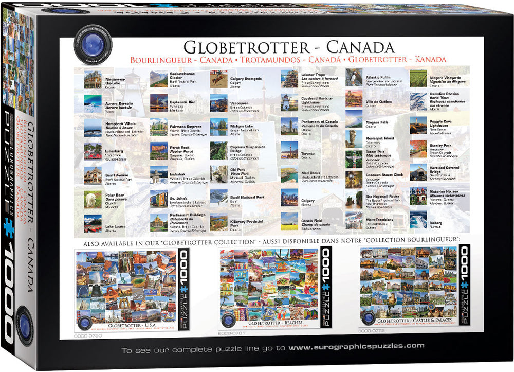 Puzzle: The Globetrotter Collection - Globetrotter Canada (ONLINE ORDER ONLY)