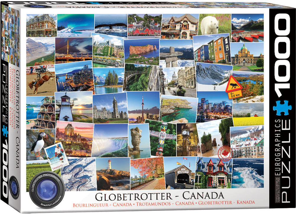 Puzzle: The Globetrotter Collection - Globetrotter Canada (ONLINE ORDER ONLY)
