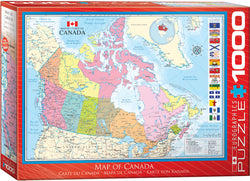 Puzzle: Maps & Flags - Map of Canada (ONLINE ORDER ONLY)
