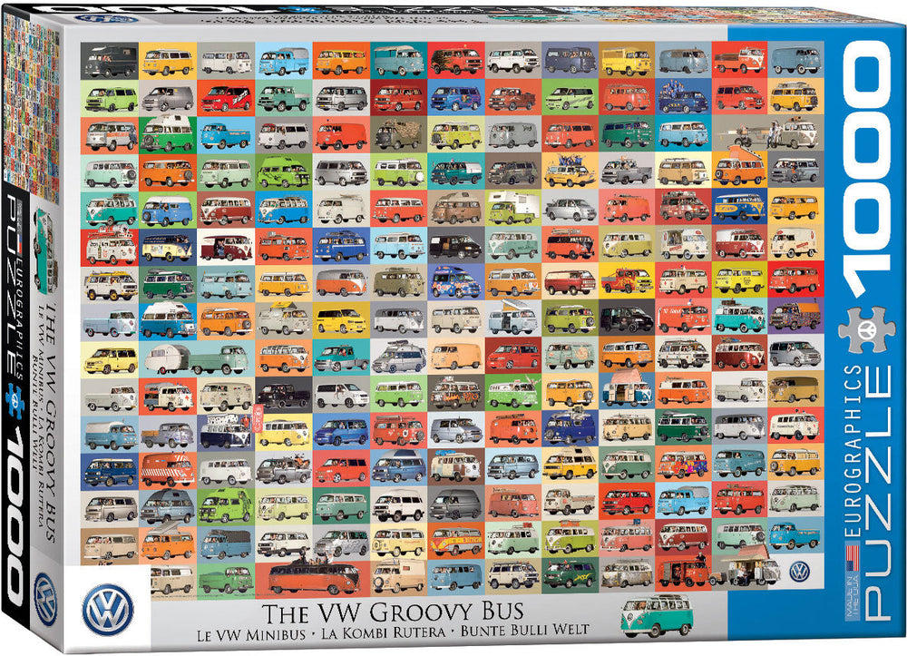 Puzzle: The VW Groovy Collection - The VW Groovy Bus (ONLINE ORDER ONLY)