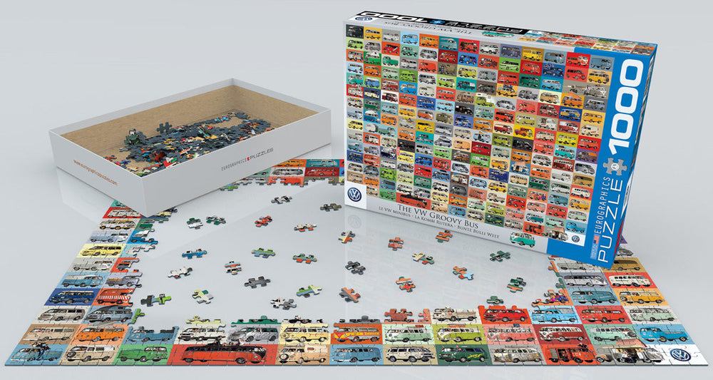Puzzle: The VW Groovy Collection - The VW Groovy Bus (ONLINE ORDER ONLY)
