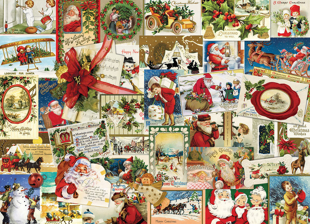 Puzzle: Christmas - Seasonal - Vintage Christmas Cards (ONLINE ORDER ONLY)