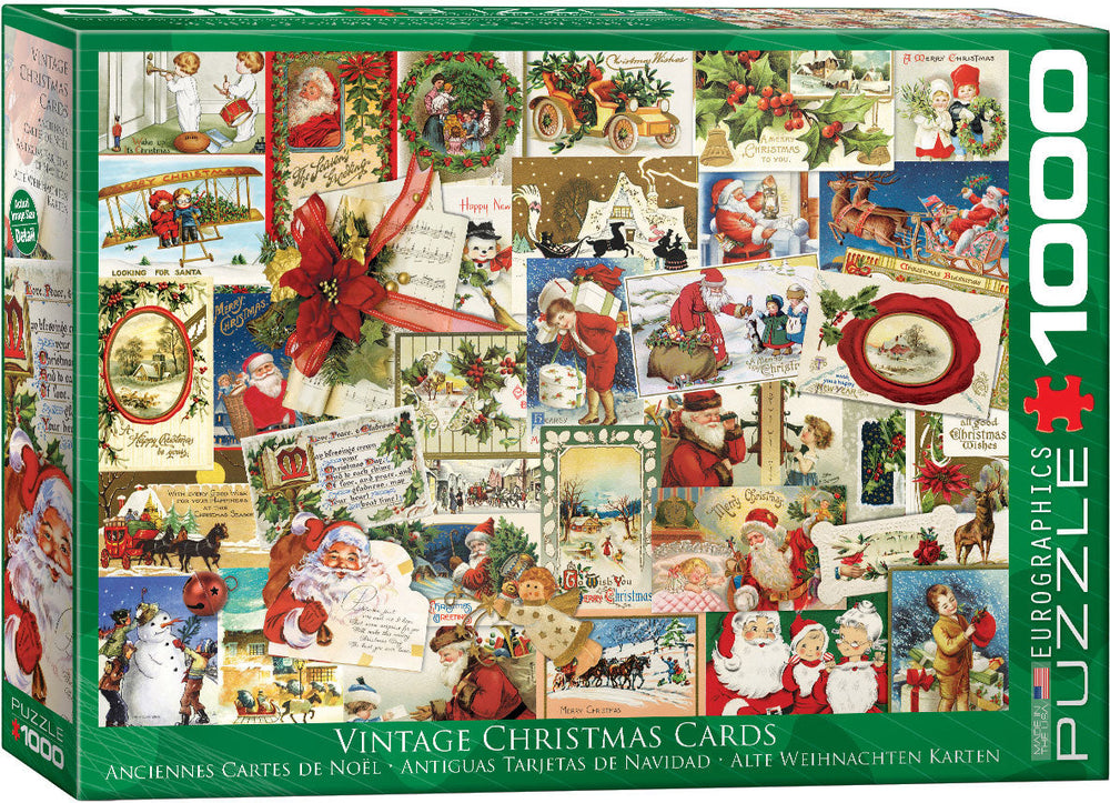 Puzzle: Christmas - Seasonal - Vintage Christmas Cards (ONLINE ORDER ONLY)