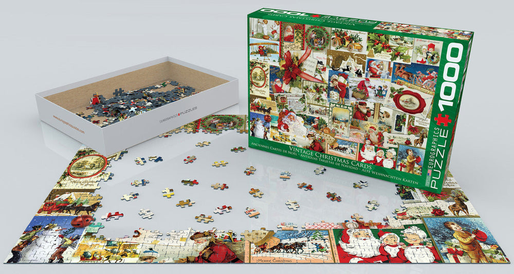 Puzzle: Christmas - Seasonal - Vintage Christmas Cards (ONLINE ORDER ONLY)
