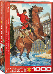 Puzzle: Canadian Vintage Art - RCMP Train Salute (ONLINE ORDER ONLY)