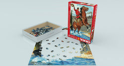 Puzzle: Canadian Vintage Art - RCMP Train Salute (ONLINE ORDER ONLY)