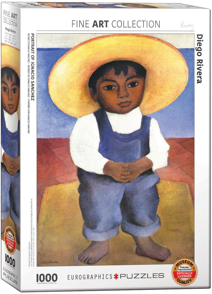 Puzzle: Fine Art Masterpieces - Portrait of Ignacio Sanchez by Diego Rivera (ONLINE ORDER ONLY)