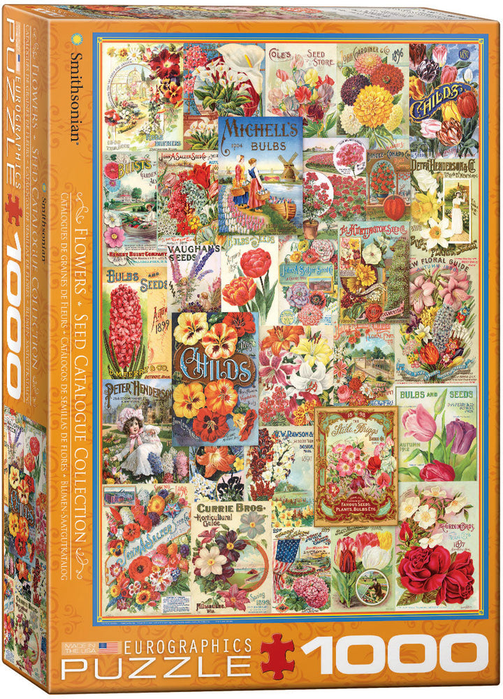 Puzzle: Seed Catalogue Collection - Flowers Seed Catalogue Collection (ONLINE ORDER ONLY)