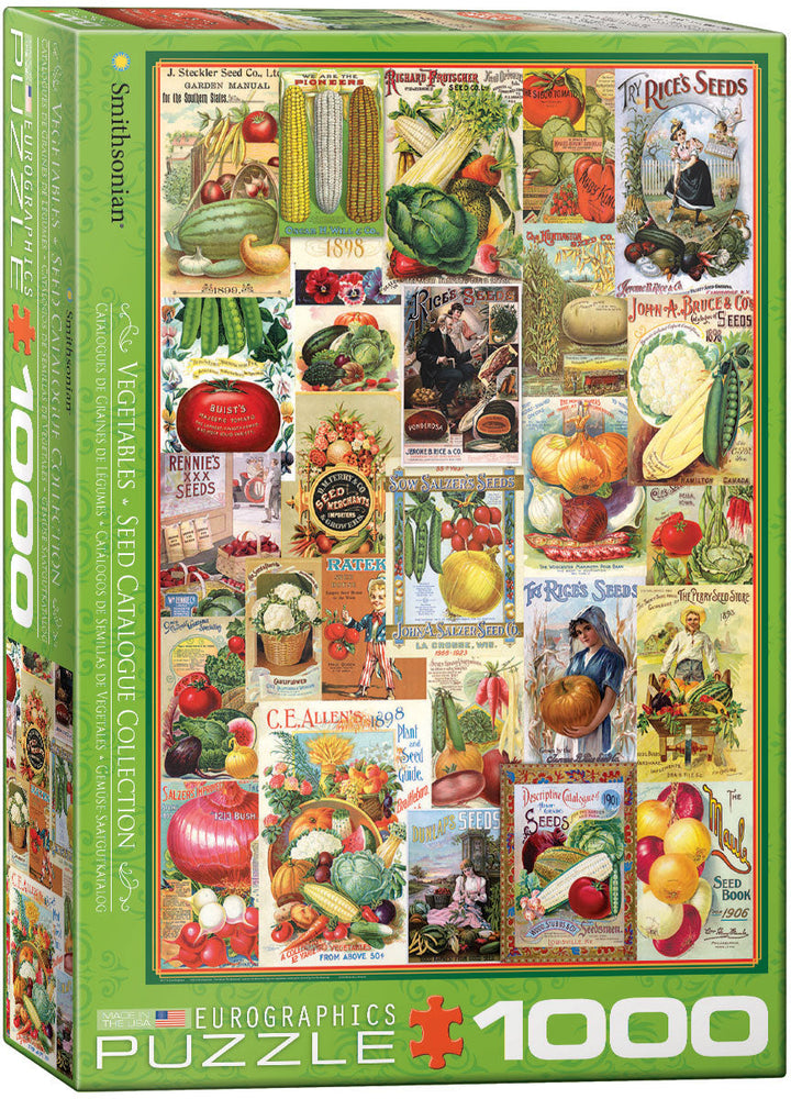 Puzzle: Seed Catalogue Collection - Vegetables Seed Catalogue Collection (ONLINE ORDER ONLY)