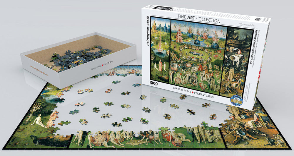 Puzzle: Fine Art Masterpieces - The Garden of Earthly Delights by Heironymus Bosch (ONLINE ORDER ONLY)