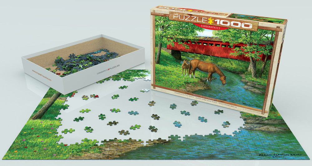 Puzzle: Artist Series - Sweet Water Bridge by Persis Clayton Weirs (ONLINE ORDER ONLY)
