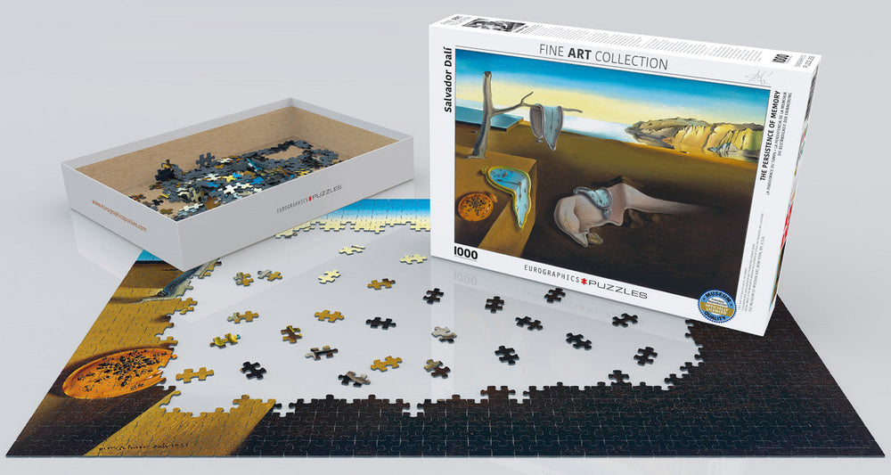 Puzzle: Fine Art Masterpieces - The Persistence of Memory by Salvador Dali (ONLINE ORDER ONLY)