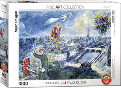 Puzzle: Fine Art Masterpieces - Le Bouquet de Paris by Marc Chagall (ONLINE ORDER ONLY)