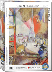 Puzzle: Fine Art Masterpieces - Paris through the Window (Detail) by Marc Chagall (ONLINE ORDER ONLY)