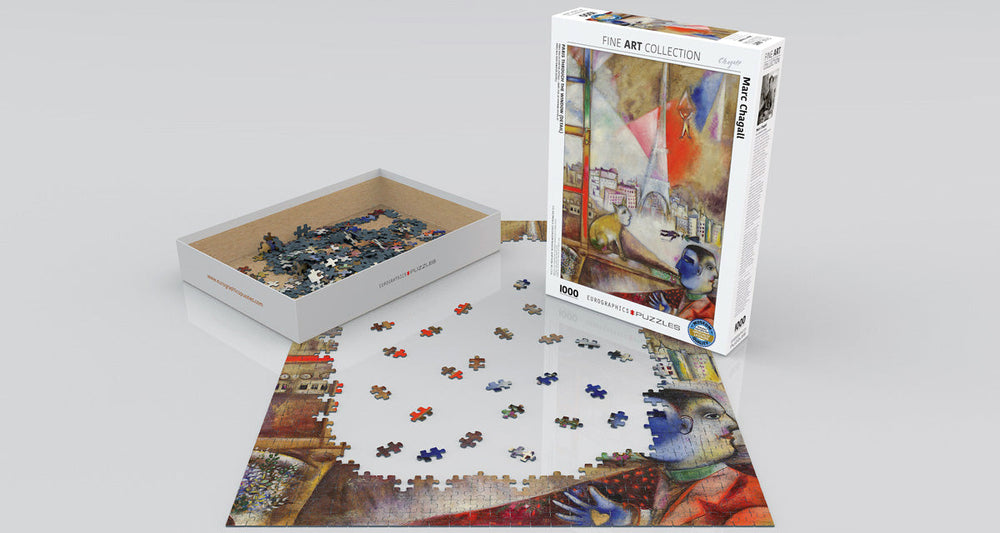 Puzzle: Fine Art Masterpieces - Paris through the Window (Detail) by Marc Chagall (ONLINE ORDER ONLY)