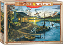 Puzzle: Artist Series - Autumn Retreat by Abraham Hunter (ONLINE ORDER ONLY)