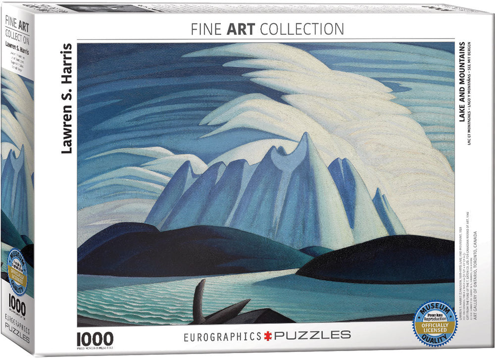 Puzzle: Fine Art Masterpieces - Lake and Mountains by Lawren S Harris (ONLINE ORDER ONLY)