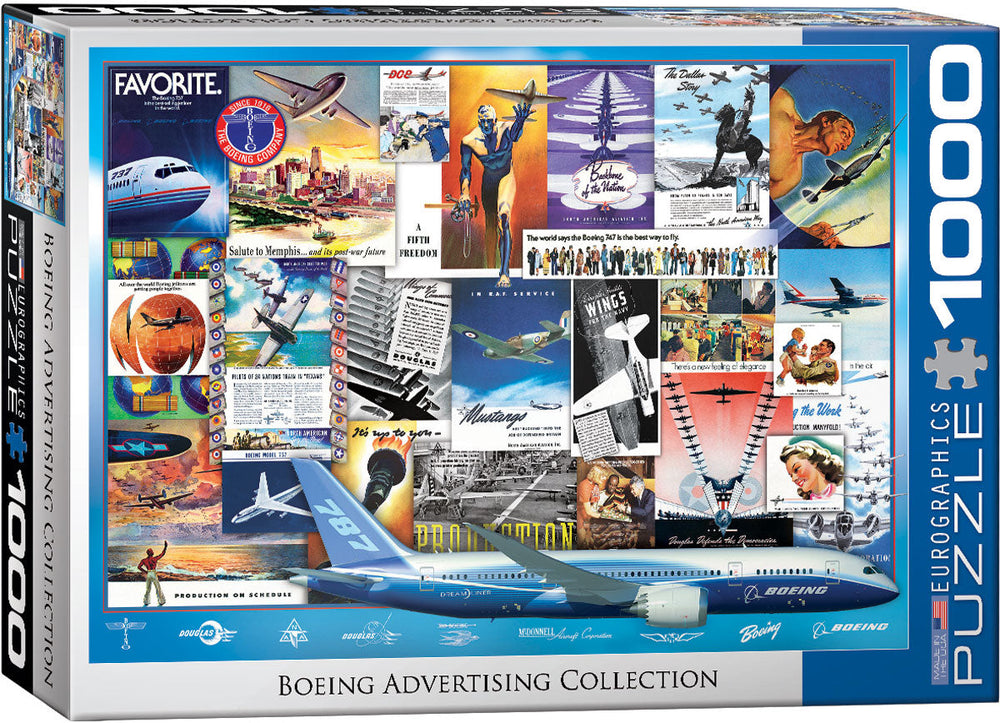 Puzzle: Sea & Land Transportation - Boeing Advertising Collection (ONLINE ORDER ONLY)
