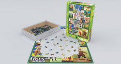 Puzzle: Vintage Art Collages - Golf Around the World (ONLINE ORDER ONLY)