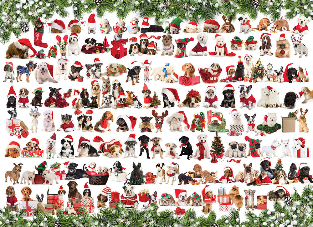 Puzzle: Animal Charts - Holiday Dogs (ONLINE ORDER ONLY)