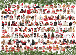 Puzzle: Animal Charts - Holiday Dogs (ONLINE ORDER ONLY)