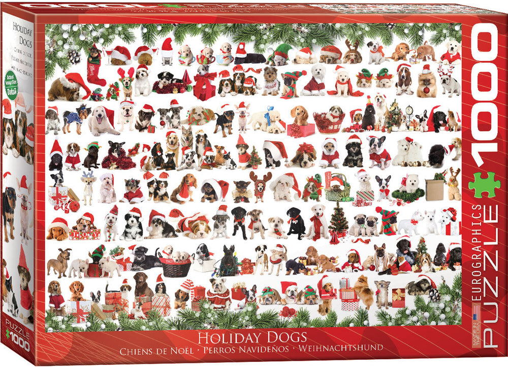 Puzzle: Animal Charts - Holiday Dogs (ONLINE ORDER ONLY)