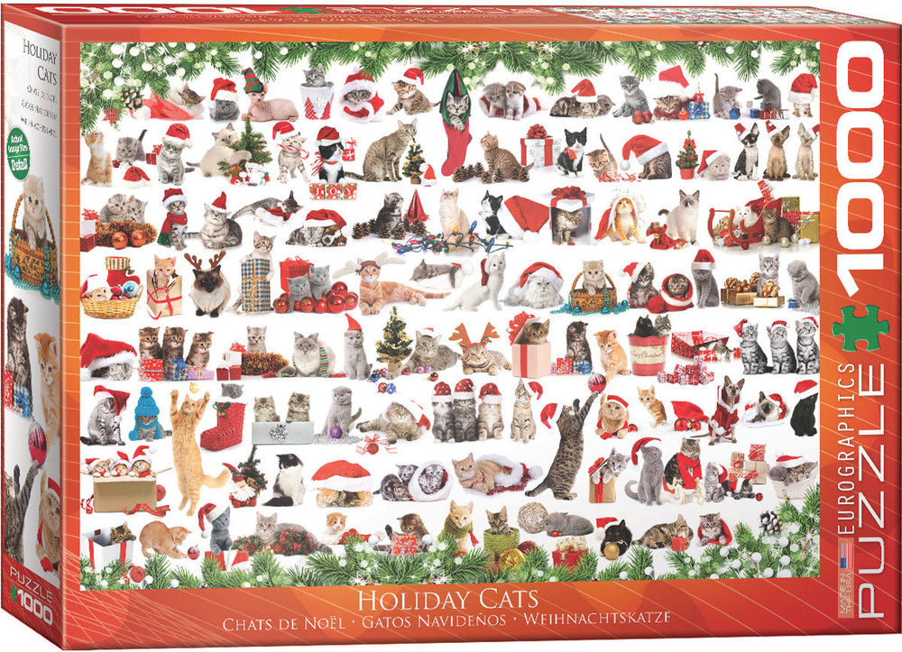 Puzzle: Christmas - Seasonal - Holiday Cats (ONLINE ORDER ONLY)